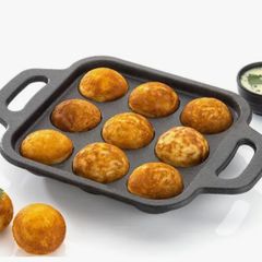 ponganalu/paniyaram/takoyaki induction base non stick pan