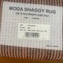 Moda red shaggy rug. 100x150cm Image 3