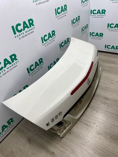 2012 Mercedes E220 E Class Coupe Bootlid Tailgate white