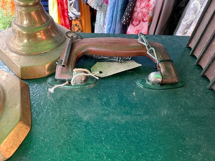 Vintage Industrial metal Engineer's drawers with working key