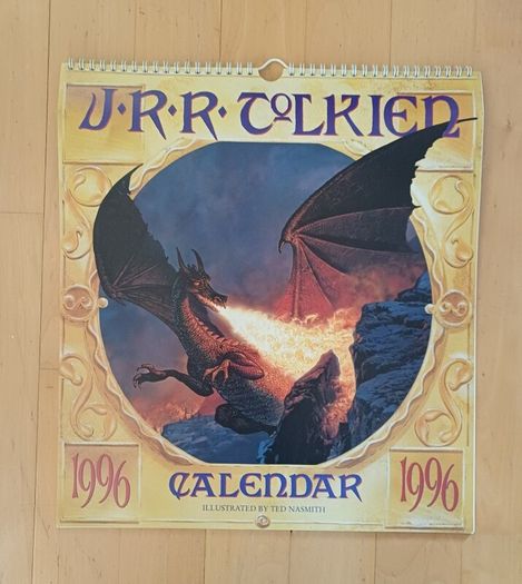 JRR TOLKIEN Six Vintage Calenders