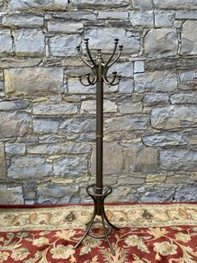 Heavy Bronze Effect Coat and Hat Stand.