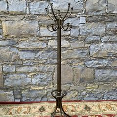 Heavy Bronze Effect Coat and Hat Stand.