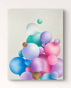 Original acrylic painting on canvas board