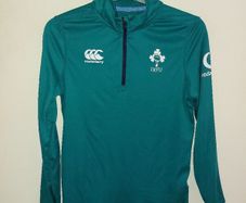 ireland rugby halfzip