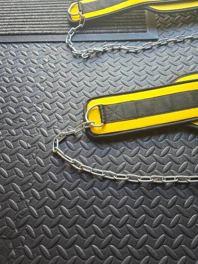 Heavy Duty Weighted Dip Belts with Chains
