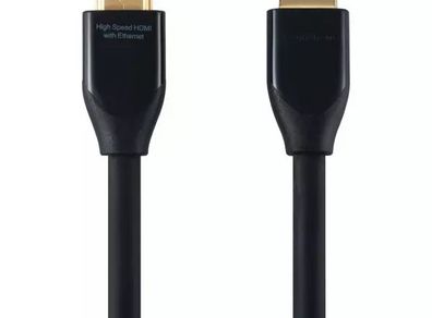 SANDSTROM Black Series S1HDM115 High Speed HDMI Cable with Ethernet - 1 m