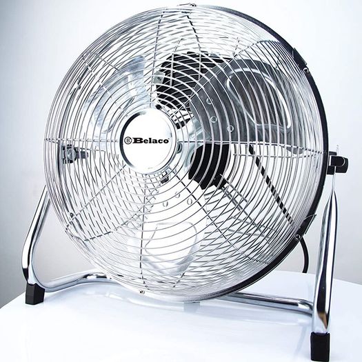 12" High velocity chrome gym free stand fan cooling fan industrial fan 3 speed desk fan table fan sturdy housing high airflow powerful (FREE SHIPPING)