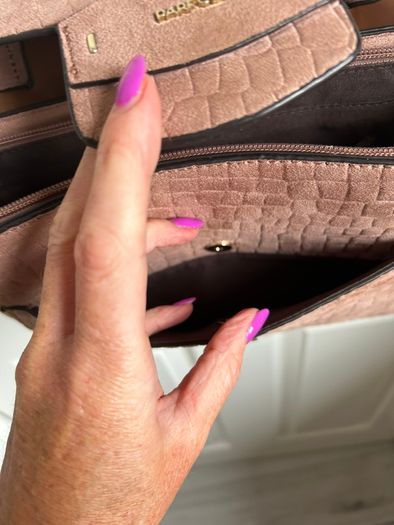 Parfois Suede Pink bag