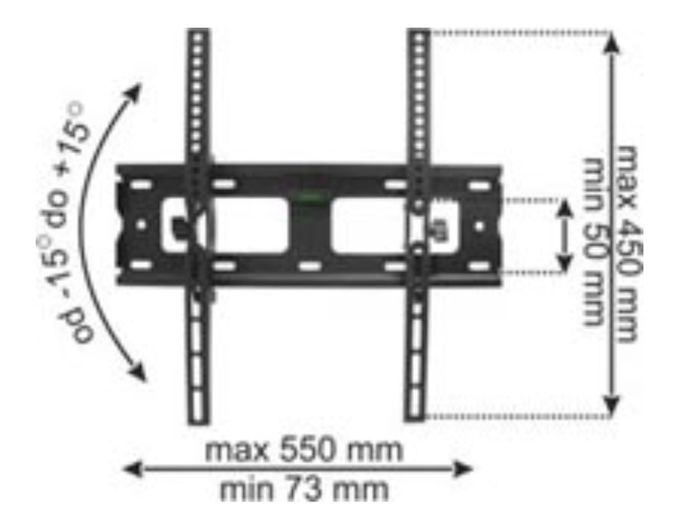TV Wall Mount Bracket Flat Tilt 26" - 55"