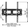 TV Wall Mount Bracket Flat Tilt 26" - 55" Image 2