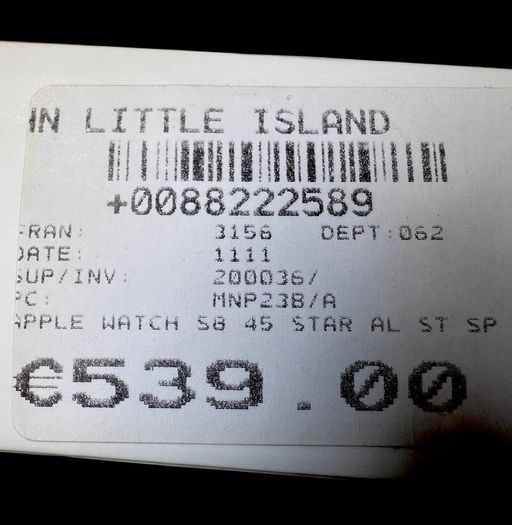 Apple Iwatch 8 large 45mm GPS with new apple sports strap