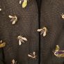 Topshop see-through blouse size 8 sequin bee motif Image 4