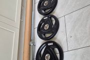 brand new olympic weight lifting set D