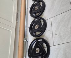 brand new olympic weight lifting set D