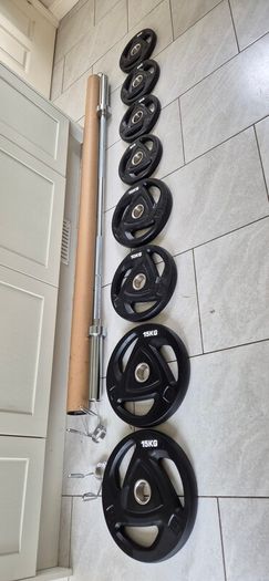 brand new olympic weight lifting set D