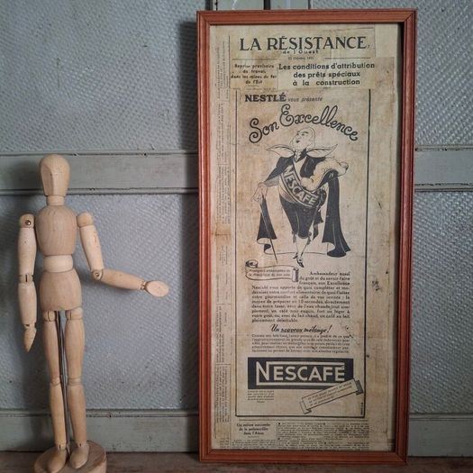 1950s French Newspaper Advertising