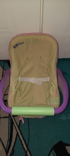 Dolls car seat