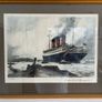 Beautiful Pair of Original Prints - Cunard Liners Image 2