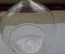 Glass hanging ball, Air plant holder, Home decor,
