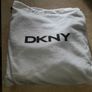 DKNY navy blue leather handbag Image 4
