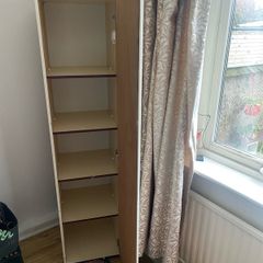 Tall freestanding storage cabinet / shelving unit