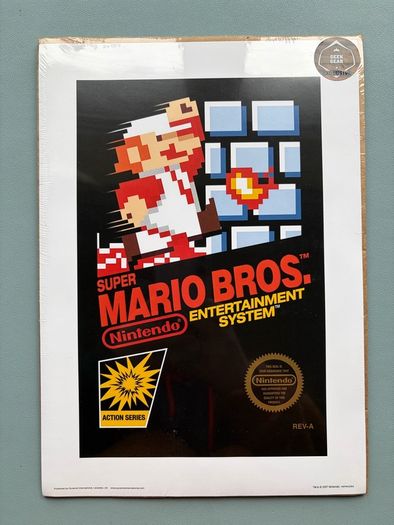 Geek Gear Exclusive - A4 Super Mario Bros Nintendo Systems Art Print Poster