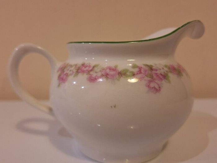 SALE!  Small Vintage BAVARIA Milk / Cream Jug with Floral Decoration
