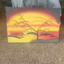 XL Acrylic Sunrise on stretched canvas Image 2