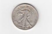 USA, Walking Liberty, Half Dollar, 1935, 90% silver coin (no. G7)