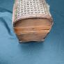 Rare Vintage Wood/Wicker Treasure Box Image 3