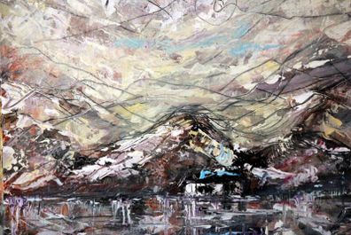 Winter Reverie, A Glimpse of Croagh Patrick, Mayo