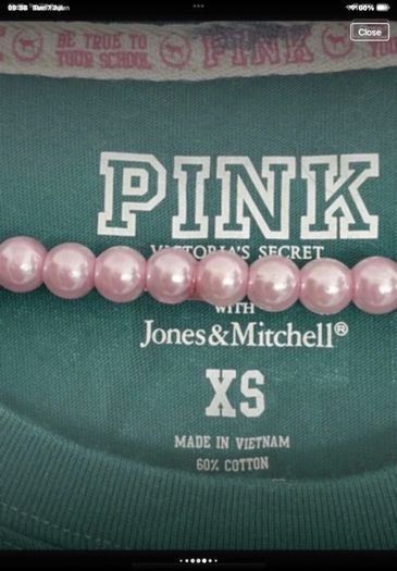 T-shirt Victoria secrets xsmall green college Tshirt