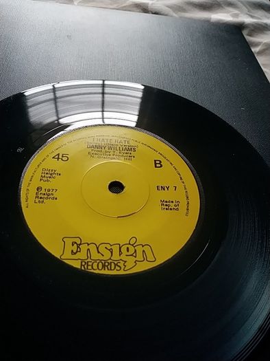 I Hate Hate 7" Vinyl Single Irish Pressing Danny Williams