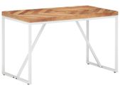 Dining Table 120x60x76 cm Solid Acacia and Mango Wood