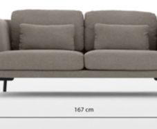 Made.com Herman 2 Seater Sofa, Grey