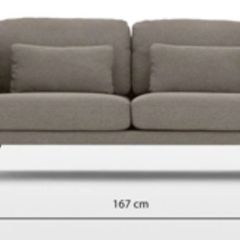Made.com Herman 2 Seater Sofa, Grey