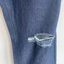 Boohoo Plus Ripped blue mom jeans plus size - New Image 2