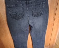 NYDJ Dark Grey/Black Jeans Size 10UK