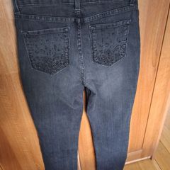 NYDJ Dark Grey/Black Jeans Size 10UK