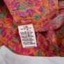 FRNCH Orange Pink Green Floral High-Waisted Tie Waist Shorts Size S Image 5