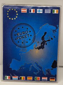 Euro Coin Set Holder Empty 2 Euro to 1 Cent