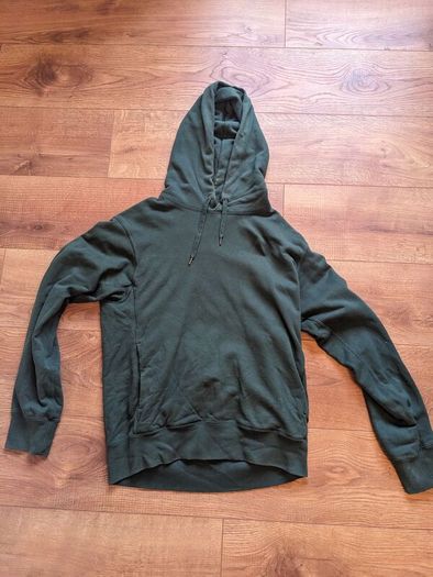 Men's Olive Green Pullover Fleece Hoodie