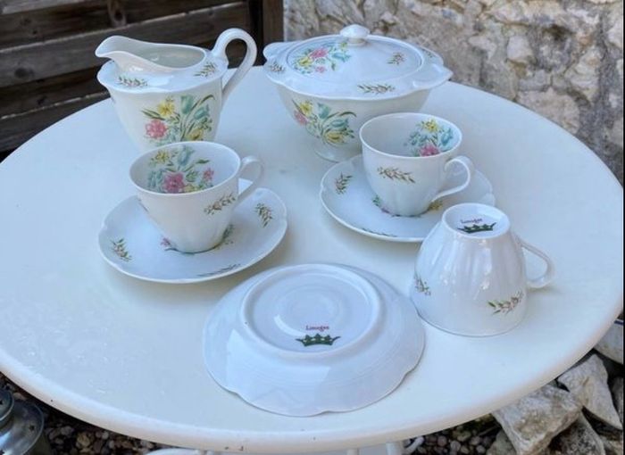 cups  & saucer  Limoges porcelain