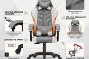 Huzaro Force 2.7 Grey Velour Gaming Chair