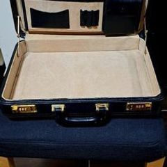 Leather Business Briefcase Attache Case