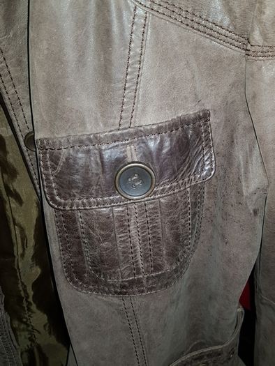 Leather jacket Zara L