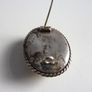 Sterling silver vintage / antique Iona marble Scottish brooch Image 6