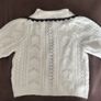 Asos Design Cream Knit Tie Front Cardigan Image 2