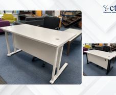 20 X 1400MM Office Desks - 2 Options